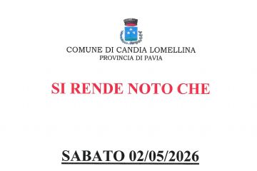 Chiusura uffici comunali sabato 02.05.2026.